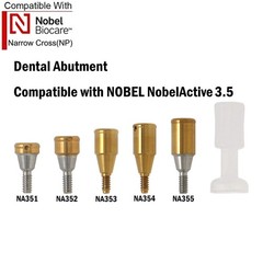 US Dental Locator/Healing Cap Abutment NP/RP Fits Nobel Biocare Active Platform