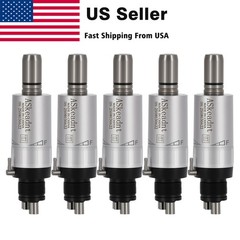 5*ASkeadnt Dental Low Speed Air Motor Handpiece E-type 4 Holes External FX Style