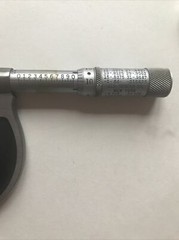Vintage Geo Scherr Micrometer Caliper Machinist New York USA
