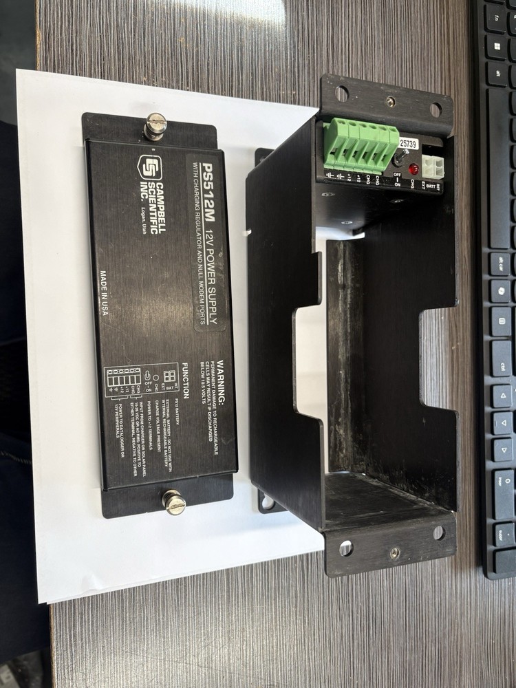 Campbell Scientific PS512M 12 VDC Power Supply & Zero Modem w/Charging Regulator