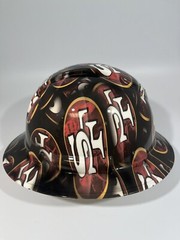 New Full Brim Hard Hat Custom Hydro Dipped SAN FRANCISCO 49er’s