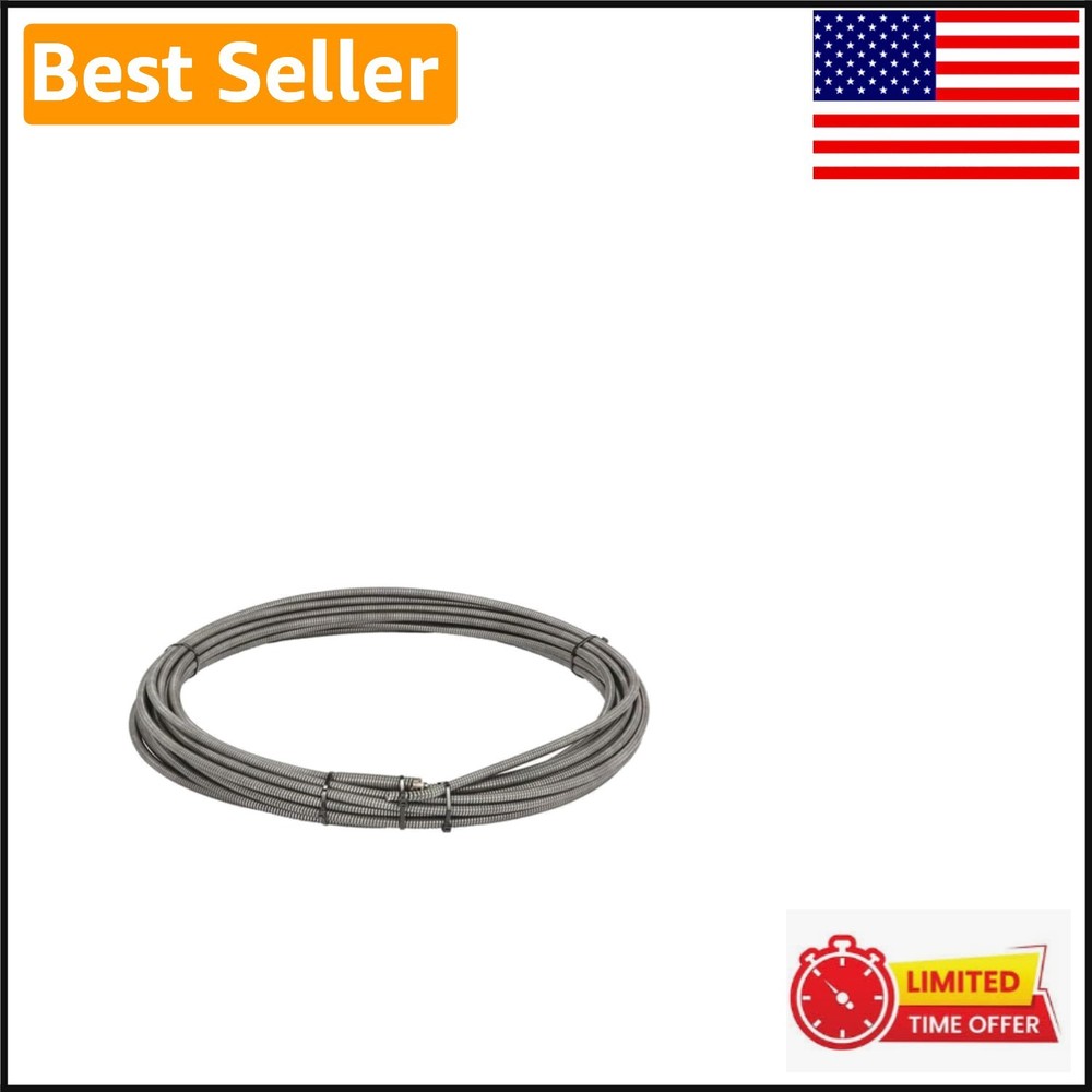 C-32 Inner Core Cable 3/8″ x 75′ – Steel for K-3800 & K-375 Drum Machines
