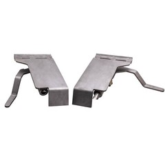 1 Pair Skid Steer Quick Tach Brackets Conversion Adapter For Latch Box Weld On