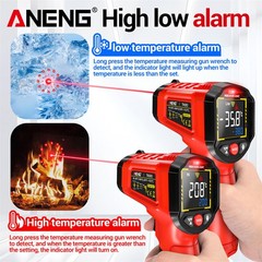 Infrared Thermometer LCD Digital Non-contact IR Temperature Gun Temp Meter
