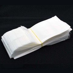 100 Zip Zipper Lock Bags Clear Plastic White Back 3.5″ x 6.25″ Seal Reclosable