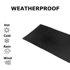 FastSeal RV Roof Tape 3″ x 50′ Black UVResistant, for Eternabond