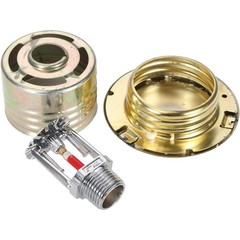 Concealed Pendent Fire Sprinkler Head DN15 R1/2 155°F 68°C K80 Cover Plate