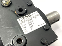 Vogel MKS 1 Precision Bevel Helical Gearbox, Angular i=9,60 Solid Shaft 308420