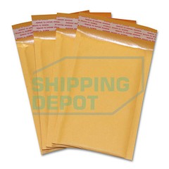 50 #000 4×8 Kraft Bubble Mailers Self Seal Padded Envelopes 4″x8″ Secure Seal
