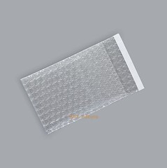 1000 PCS Small Bubble Bags 2.5″ x 3″ Inches_65 x 80+20mm Clear Packing Pouches