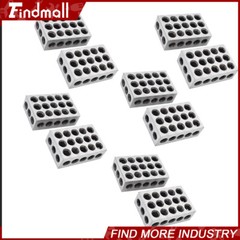 5 MATCHED PAIRS ULTRA PRECISION 1-2-3 BLOCKS 23 HOLES .0001″ MACHINIST 123