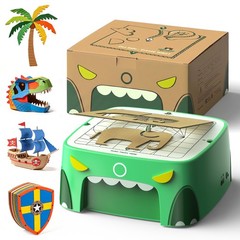Upgraded Kids Cardboard Cutter, Safe Bladeless STEM Building Machine
