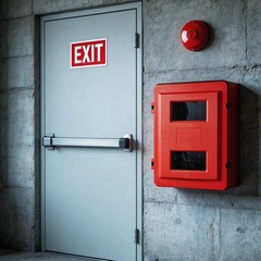 20 lb Fire Extinguisher Cabinet Indoor Outdoor Weatherproof Heavy Duty Holder