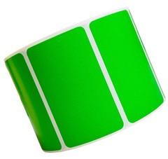 Direct Thermal Zebra Labels- 3×2 Green Colored 700 Labels per roll 1-12 Rolls