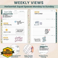 bloom daily planners Beige 25-26 Planner 8.5″x11″