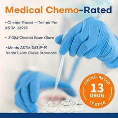 Versatile Nitrile Exam Gloves, 1000 Pcs, Ambidextrous