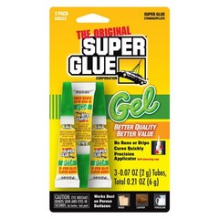 SUPER GLUE SGG23-48 Instant Adhesive,0.07 fl oz,Tube,PK3 3EHR1