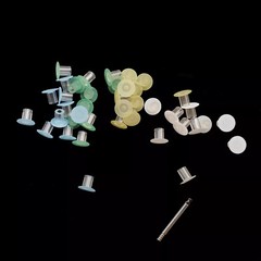 Dental Stem Finishing Polishing Discs, Universal Kit, 40pcs/Pack (8MM) + Mandrel