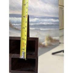 Vintage Modern Rotating Wood Desk Organizer 3 Tier Swivel Pen Holder Espresso