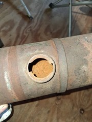Briggs and stratton fuel tank. Round. Antique briggs