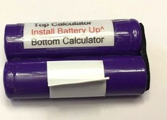 Hewlett Packard Calculator Battery 2800 maH for HP-31E,32E,33E,33C,34C,37E 38CE