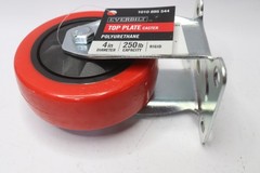 Everbilt Polyurethane and Steel Rigid Plate Caster with 250 lbs. Load Rating