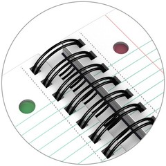 iScholar iQ 3 Subject Poly Cover Double 3-Subject (9.5 x 6.5 Inch), Assorted