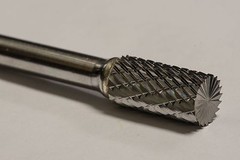 SB3D Cylindrical Cut Tungsten Carbide Burr Bur Cutting Tool Die Grinder Bit 1/4″
