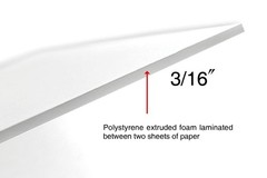 Union Premium Foam Board 30 x 40 x 3/16″ 10-Pack : Matte Finish High-Density Pro