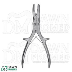Curved Stille-Luer Bone Rongeur 8.75″ Double Action Orthopedic Inst German Grade