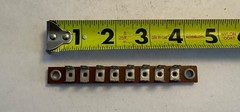 8 Lug Common Phenolic Terminal Strip (QTY 8) Slide connector or solder