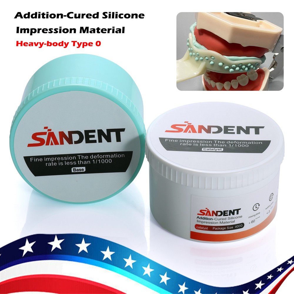 Dental Putty Fast Set PVS VPS Impression Material Silicon Base+Catalystst SA