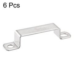U Shaped Connector Bracket 18mm x 61.5mm Stainless Steel 6sets