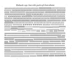 New Letterpress type – 12 point Ehrhardt Roman
