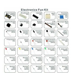 Electronics Component Basic Kit with 830 tie-points Breadboard Resist for UNO R3