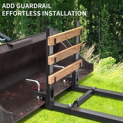 Pallet Forks 60″ 4000 lbs Capacity W/Adjustable Stabilizer Bar and Anti-roll Bar
