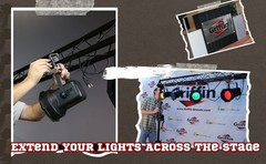 Triangle Truss Extension DJ Booth Trussing Section Stage Segment Lighting Stand
