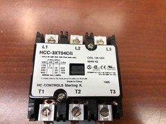 Hartland Controls Contactor 110V Tpst 50Amp HCC-3XT04CG Coil 120VAC 50/60 HZ