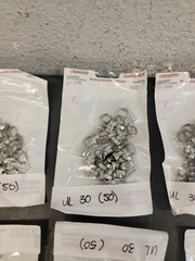 Molar Bands. Dental, Stainless, Various Sizes- 300+ Count (Z6)