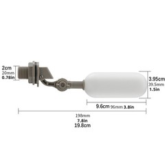 New Spherical Float Valve Adjustable Arm Water Level Control Automatic Fill Stop