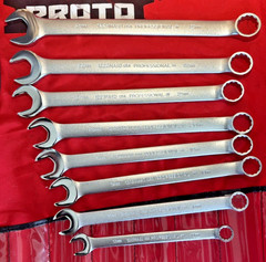 Proto J1200R-MASD Metric Combination ASD Wrench Set-12 Point (Incomplete) 13 Pc
