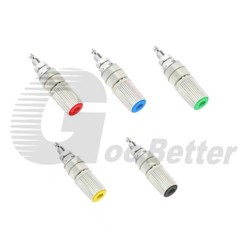 4mm Banana Plug Jack Binding Post Socket Connector Red Black Blue Yellow Green
