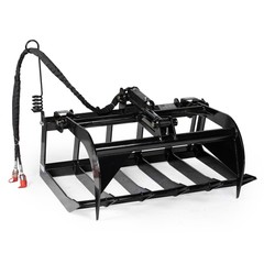Titan Attachments 48in Economy Skid Steer Root Grapple Bucket Attachment