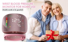 LED Digital Wrist Blood Pressure Monitor BP Cuff Gauge Test Machine