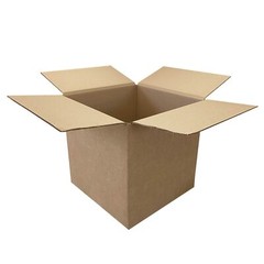 UOFFICE Heavy Duty Corrugated Boxes 18″ x 18″ x 18″ 275lb Pack of 10 Cube Boxes