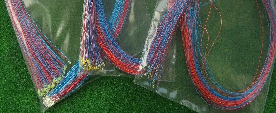 10Pcs Pre Wired 0402/603/805/1206 SMD LED many colors to choose W/RESISTORS