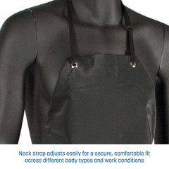 615NBA Neo-Flex Bib Apron, 43″ Length X 29″ Width, Black