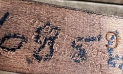 Vintage Mayer China Original Pattern Copper Printers Block Made In Pittsburgh PA