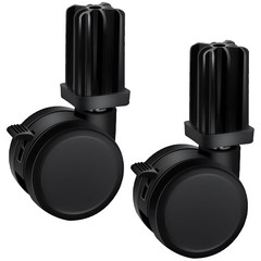 Multi-Surface Gas Grill Caster Wheels with Locking Feature – Fits Weber Models