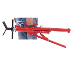 2500Lb Steel V-Head Pipe Stand Folding Tripod Pipe Jack Stand Height Pipe